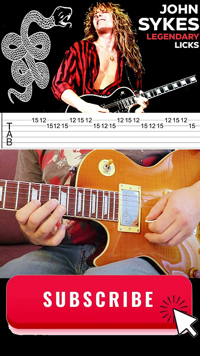 JOHN SYKES - Legendary LICK - Whitesnake