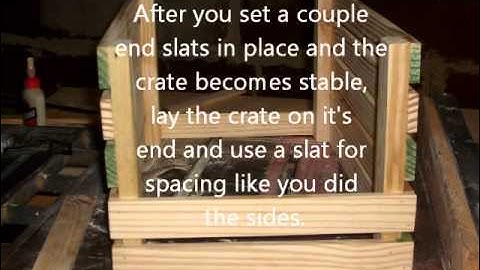How to build a wood crate            Part 2