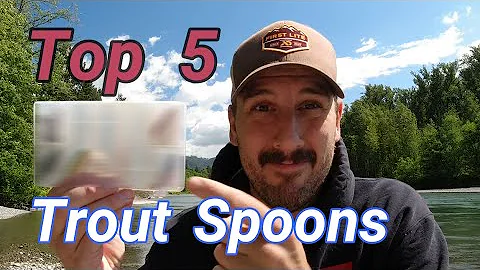 Top 5 BEST trout SPOONS EVER (plus some bonus spoo...