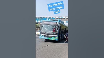 Ac electric bus route 534 Anand Vihar I.S.B.T.) from Mehrauli (T) 