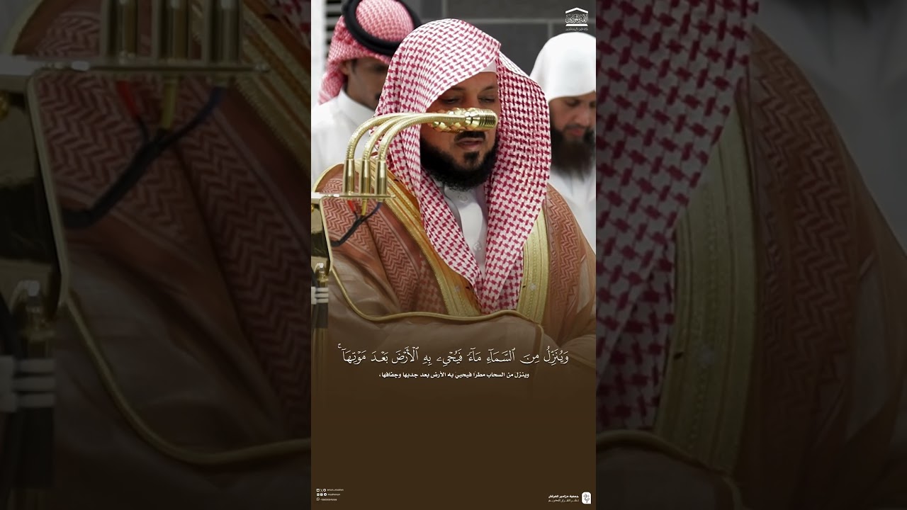 مقتطف من تلاوة فضيلة الشيخ #ماهر_المعيقلي من مغرب 14 جمادى الأولى 1447