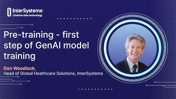 Pre-training - first step of GenAI model training