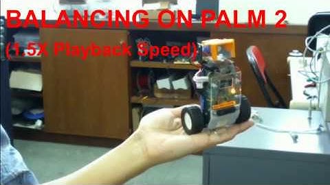 V2P1B - The smallest two-wheels self-balancing robot in the V2 family (Oct 2018)