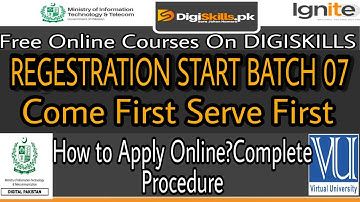 How To Apply Online Digiskills Training Program Batch 7 Registration 2020 | Apply Online Free