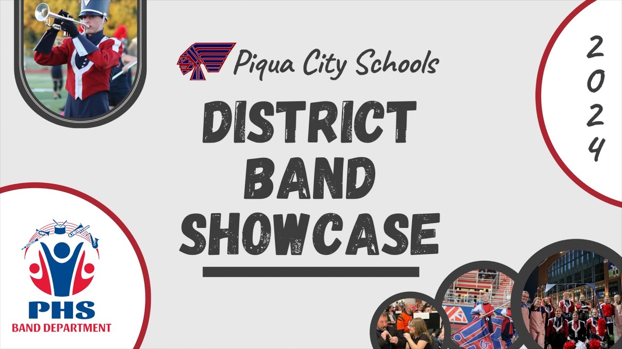 2024 Piqua City Schools District Band Showcase YouTube