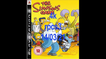 the simpsons game test run gameplay ps3 4k rpcs3 emulator 14/03/21