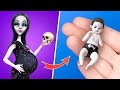 DIY Pregnant Doll Hacks and Crafts / Ideas for Doll Crafts / Miniature Baby, Cradle, Bottle and More