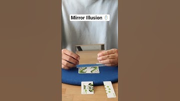 Card and mirror illusion