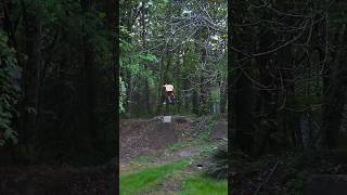 super weird to throw this bike around #mtb #smalljump #mtbbike #automobile #mtbreview