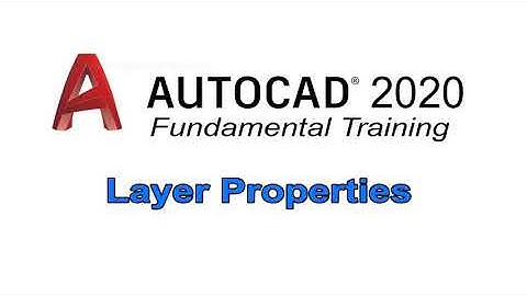 Autocad 2020 | Fundamental Training | AutoCAD Layer | Layer Properties | Tagalog