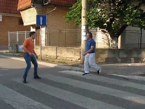 Real Aikido   Street fight, self defense from the knife