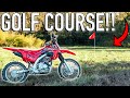 Exploring ABANDONED Golf Course on Pit Bike *Angry Guy*