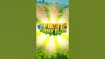 Fruit Funny Blocks: matching block puzzle game - 18 seconds portrait trailer