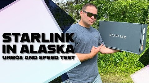 STARLINK in Alaska - Unbox, setup, and speed test!