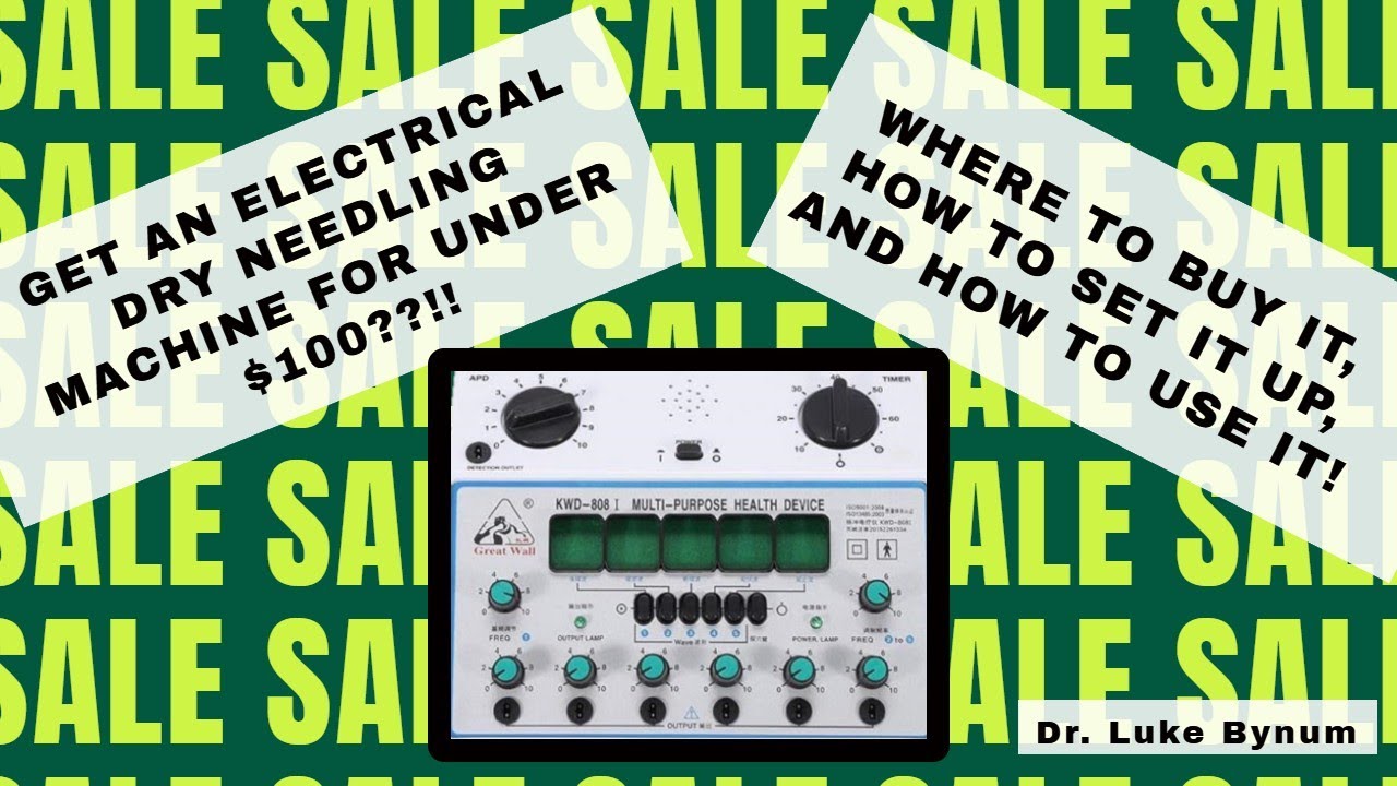 Electrical Dry Needling Machine for Under 100!!!! YouTube