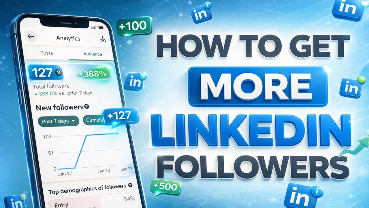 How to Get More Followers on LinkedIn Fast - YouTube