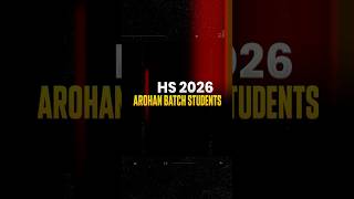 HS 2026 Results 🔥 Arohan Batch Success | Let’s Approach 🚀 #shorts