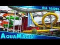 All water slides at aquamagis plettenberg 3 new slides