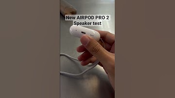 New Airpod Pro 2 speaker test