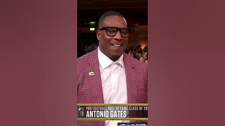 antonio gates named to hall of fame ⚡️ #shorts