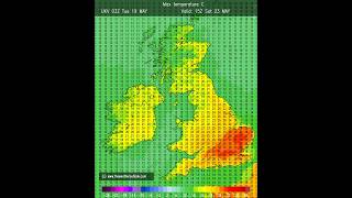 HEAT BUILDS FROM MIDWEEK INTO BANK HOLIDAY WEEKEND... HOW HOT? WHERE'S WETTEST?