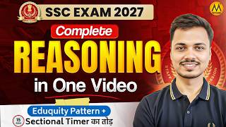 Reasoning Maha Revision 2026 | Complete Reasoning from Zero to Advanced in One Shot | SSC CGL 2026