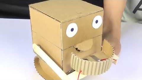 How To Make Robot Piggy Bank From Cardboard DIY | 9th creative