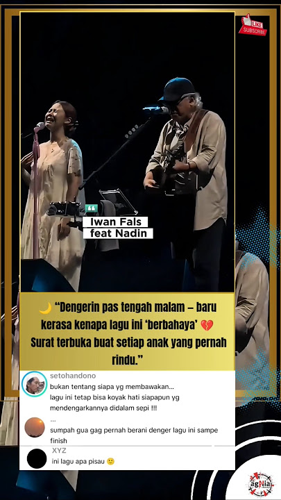 🌙 Lagu “Ibu” versi Nadin & Iwan Fals — bukan cuma nyanyi, tapi nyentuh rindu yang udah lama diam 💔