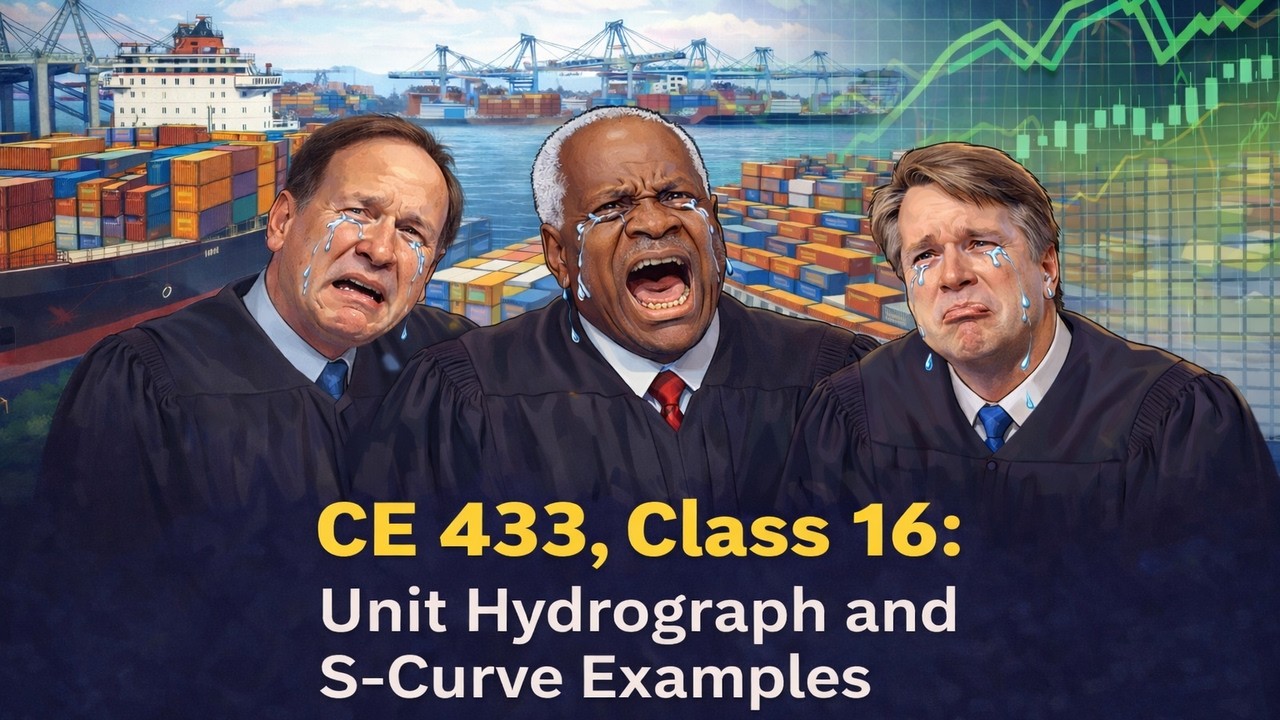 Unit Hydrograph and S-Hydrograph examples - CE 433, Class 16 (20 Feb ...