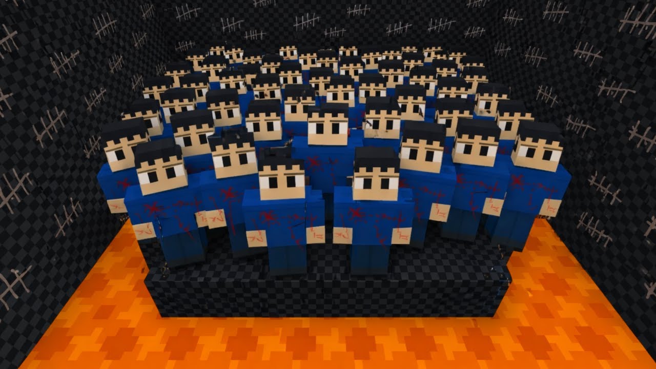 Я запер 100 игроков в коробке