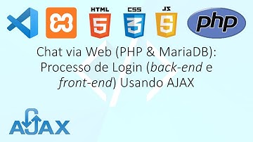 Chat via Web (PHP & MariaDB): Efetuando o login usando AJAX