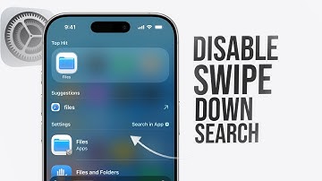 How to Disable Swipe Down Search iPhone (tutorial)