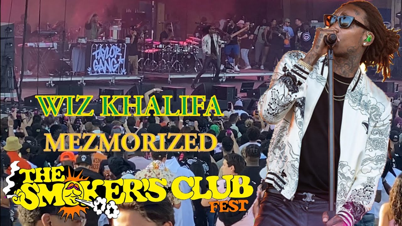 Wiz Khalifa live at Smokers Club Fest 2022 performing Mezmorized from