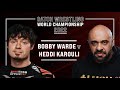 Catch wrestling world championships  bobby warde v heddi karouli