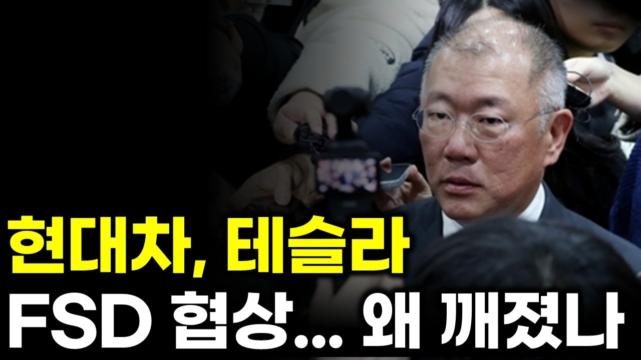 현대차는 왜 테슬라 FSD를 선택하지 않았나? 결국 안 된 이유