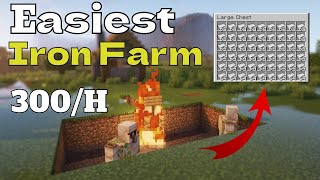 Best Simple Minecraft 1.19+ Iron Farm!