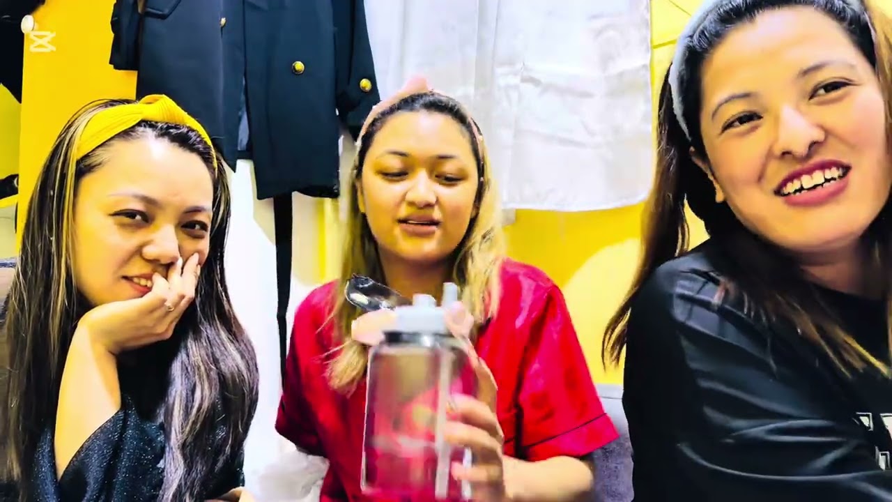 Mini vlog ❤️🥀today is a color exchange game with sisters 👯‍♀️🥀🫂so funny 😄 
