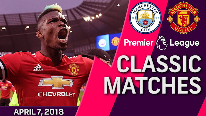 Man City v. Man United I PREMIER LEAGUE CLASSIC MATCH I 4/7/18 I NBC Sports
