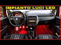 IMPIANTO LUCI LED AUTO - fai da te - meno di 10 EURO