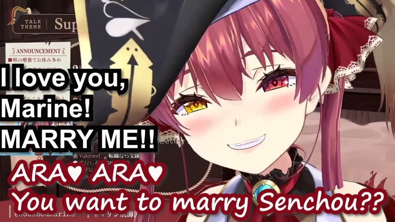 Compilation of Houshou Marine senchou-ish moments【Eng Sub / SKB / hololive】