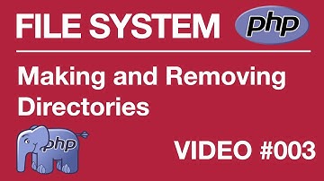 PHP | FILE SYSTEM | BEGINNER | Making | Removing Directory #003 // Tips from a Self Taught Developer