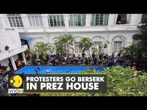 Sri Lankan President flees, Angry protesters take over President's house | World News | WION