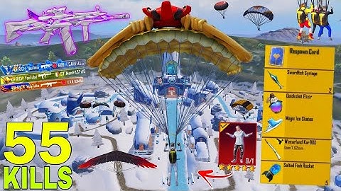 Wow!😍 NEW BEST LOOT GAMEPLAY with/ p90+AWM🔥Pubg Mobile 