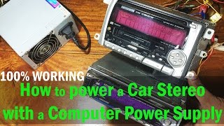 Cara Menghidupkan Stereo Mobil dengan Power Supply Komputer 100% Berfungsi