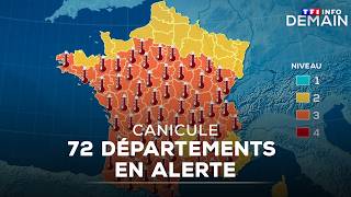Canicule : 72 départements en alerte｜TF1 INFO
