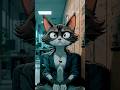 Job Interview Gone Wrong! | Cat-Human Hybrid vs. Laser Pointer #Shorts #cartoon #funny