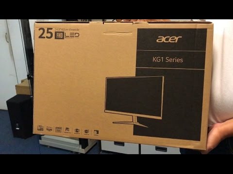 Acer Kg251q Bixx Freesync Monitor Unboxing Youtube