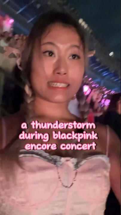 rain concert BLACKPINK WORLD TOUR [BORN PINK] ENCORE new jersey metlife day 2