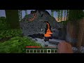 Volcano in minecraft