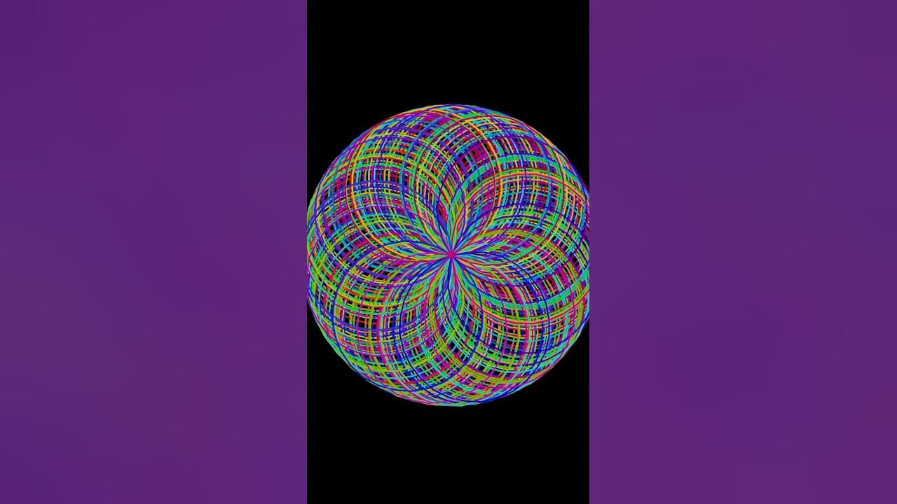 Spirograph circle design in Python / Turtle drawing tutorial / like ...